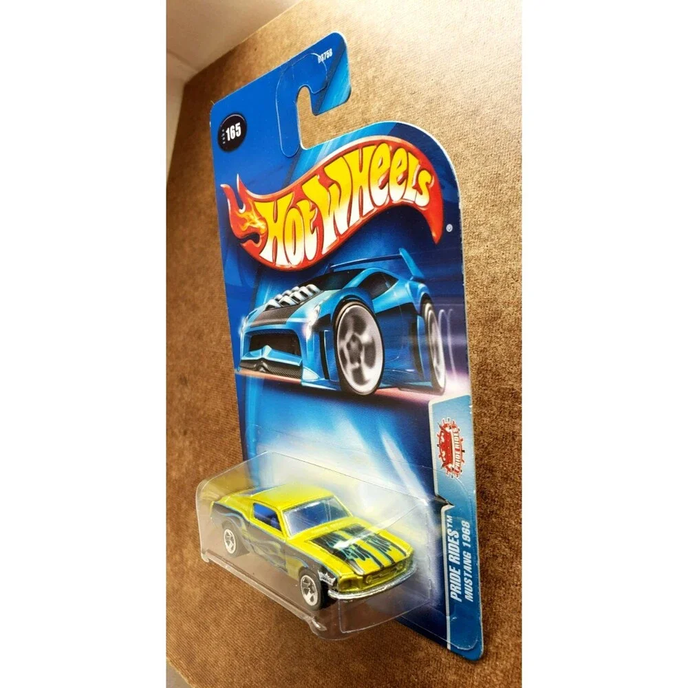 2004 Hot Wheels '68 MUSTANG Pale Green #165 PRIDE RIDES SERIES #1/10 1:64 B3758